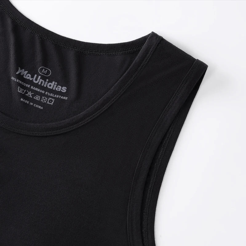 2-Pack Men’s Tank Tops – Bamboo Fiber Sleeveless Gym Vests