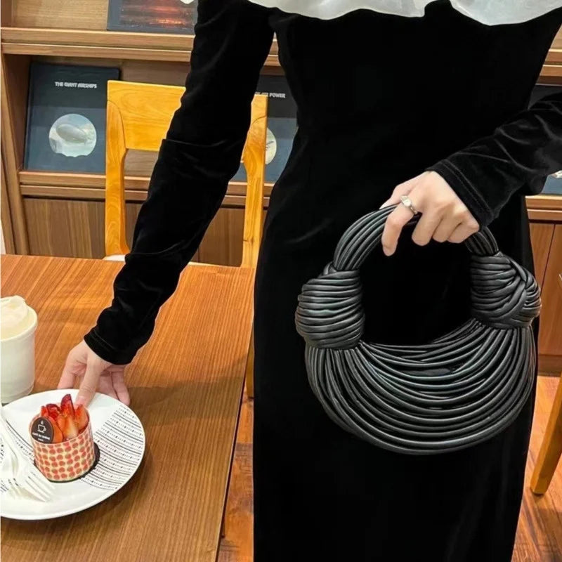 2024 Luxury Handwoven Noodle Bag