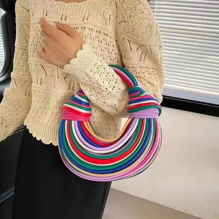 2024 Luxury Handwoven Noodle Bag
