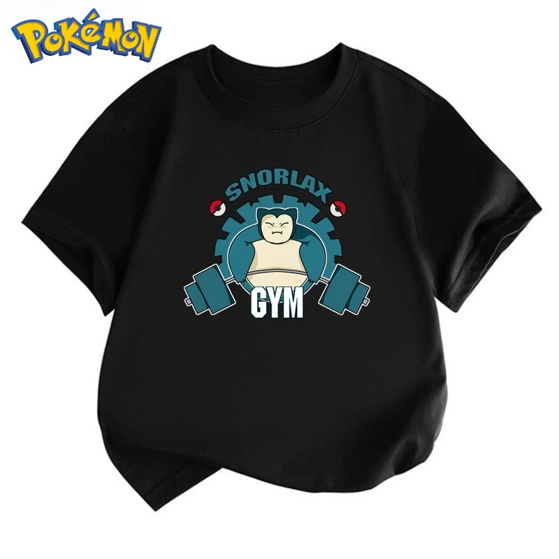 Pokémon Gym Sports Printed T-Shirt