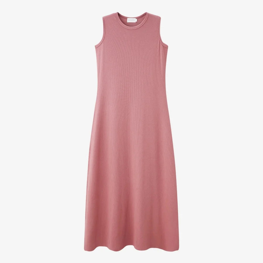 AS 2025 Summer Ribbed Wrap Top & A-Line Dress Set