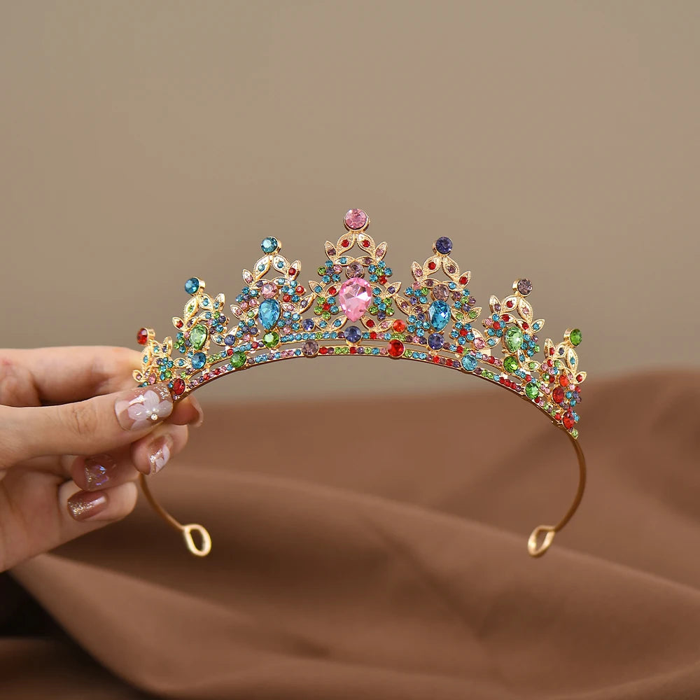 Children’s Princess Crystal Tiara – Girls’ Birthday & Performance Crown