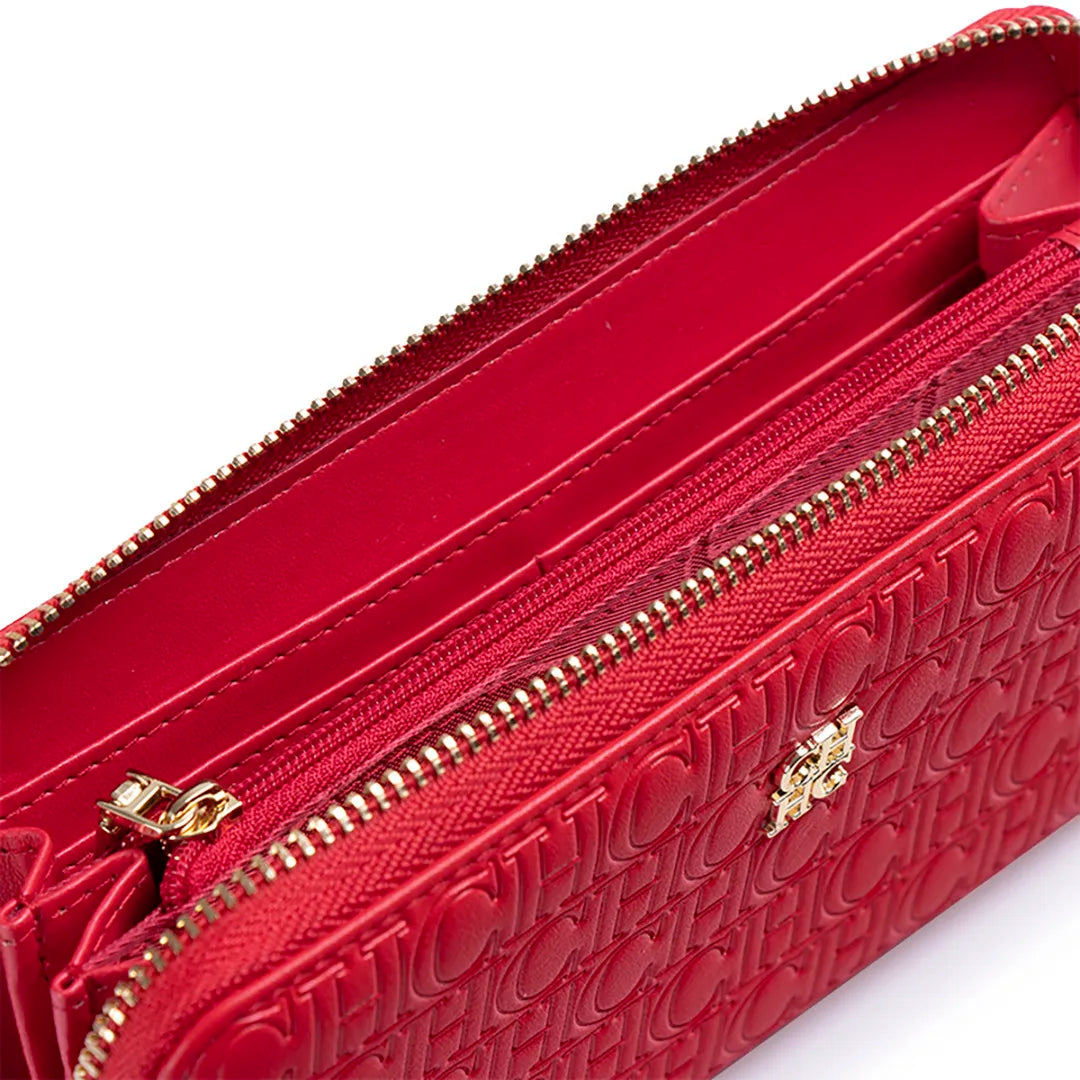 CH Women’s Solid Color Long Wallet