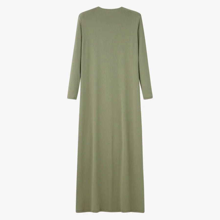 Women’s Summer Ribbed Maxi Dress – Button Front Casual Outfit 2025