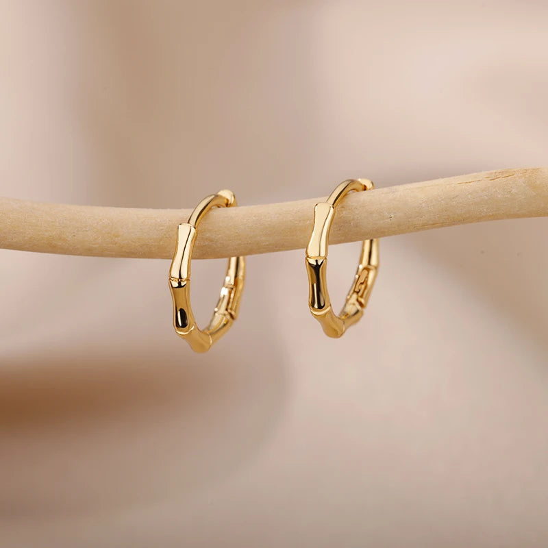 Luxury Star Hoop Earrings for Women