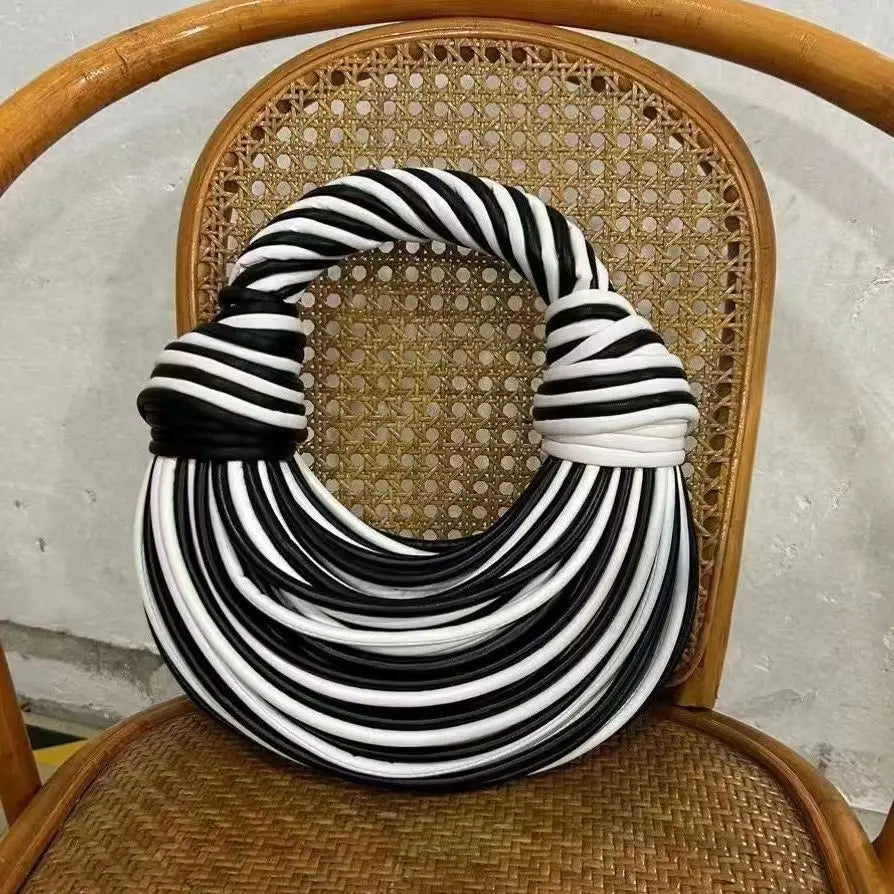 2024 Luxury Handwoven Noodle Bag