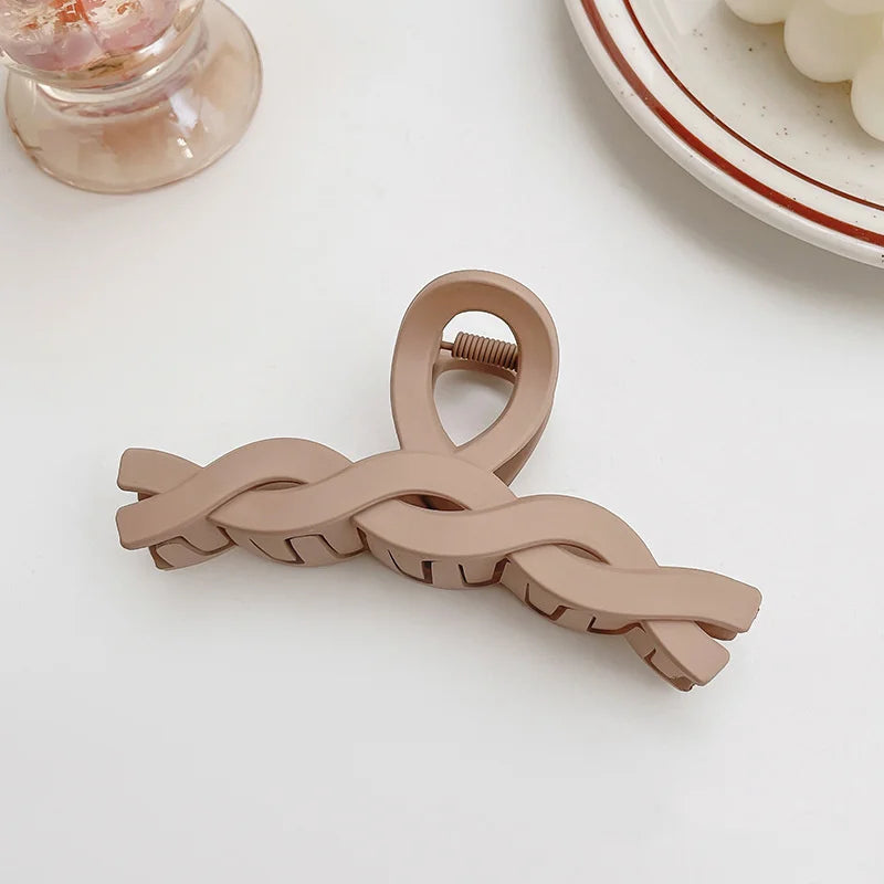 Women’s Acrylic Hair Claw Clip – Korea Style Geometric Barrette