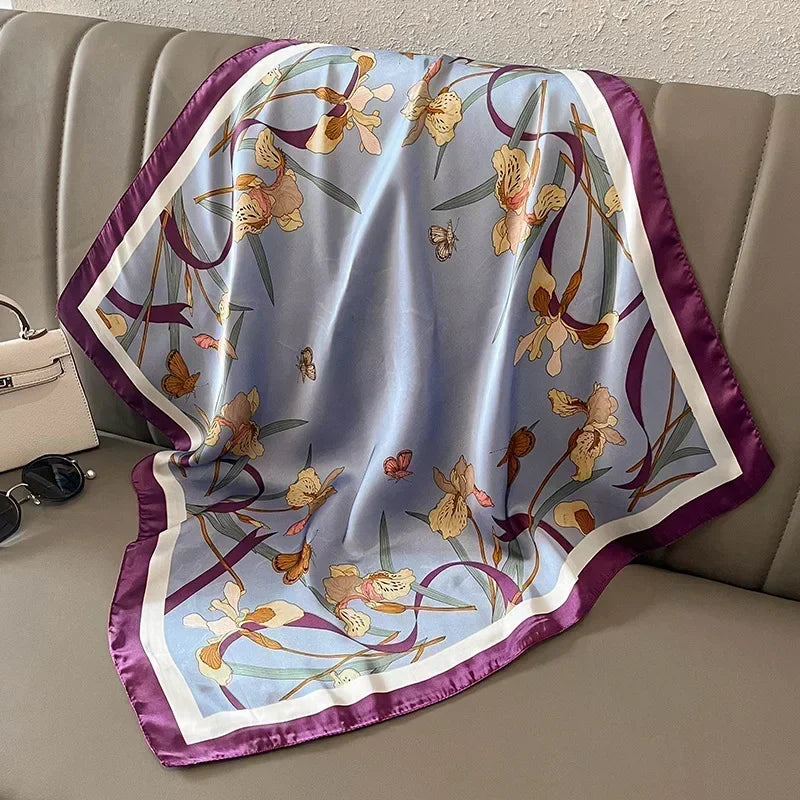 Luxury Silk Square Scarf
