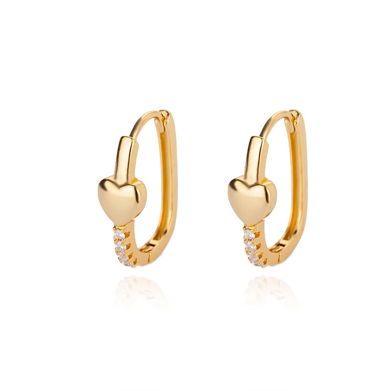 Luxury Star Hoop Earrings for Women