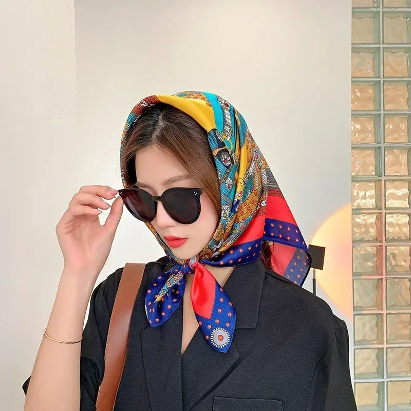 Luxury Silk Square Scarf