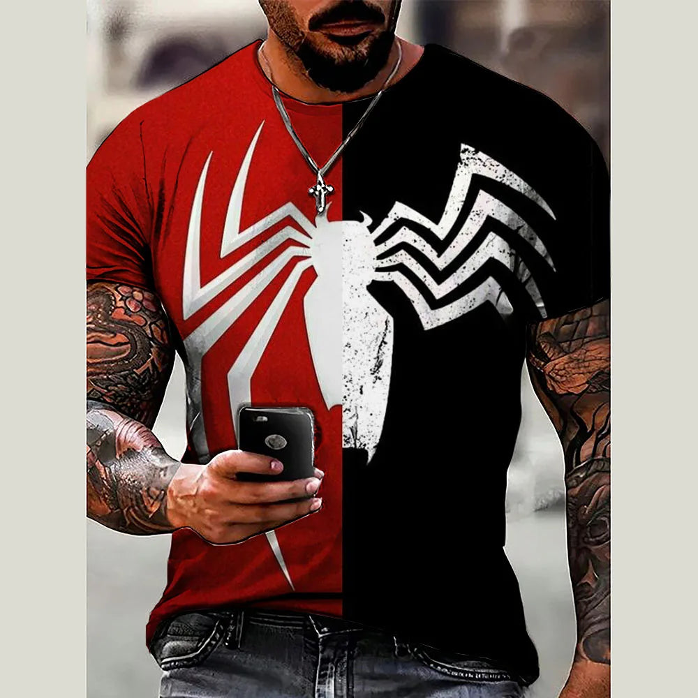 Disney 2025 Men’s Venom 3D Print T-Shirt