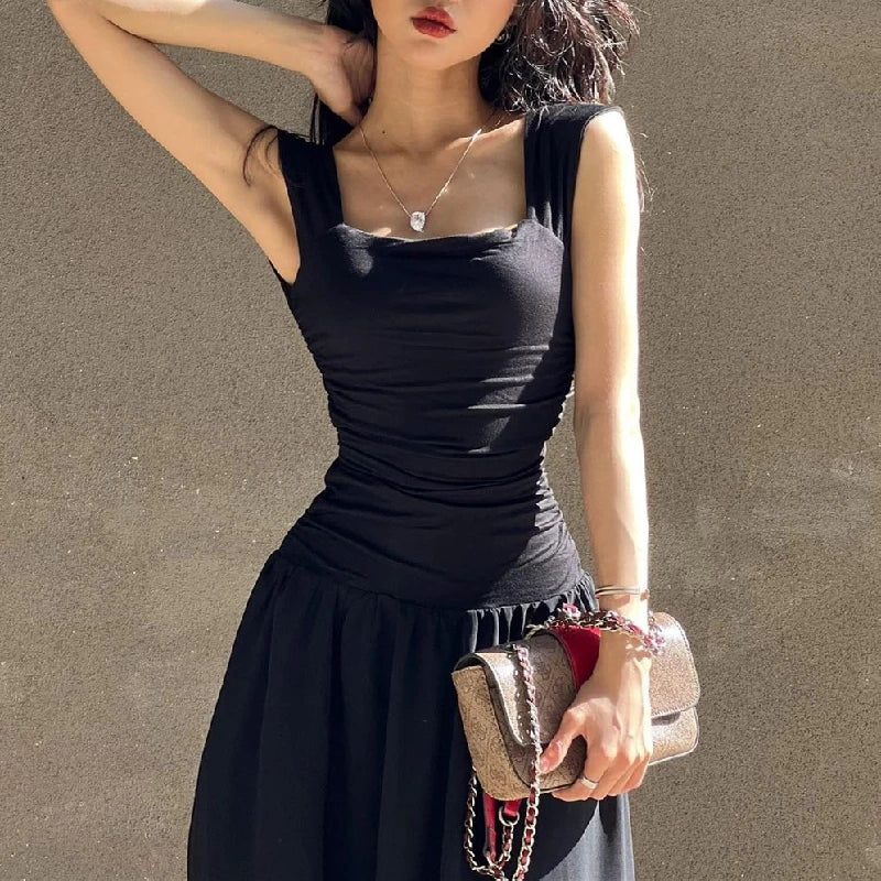 WhereMery Elegant Slip Maxi Dress