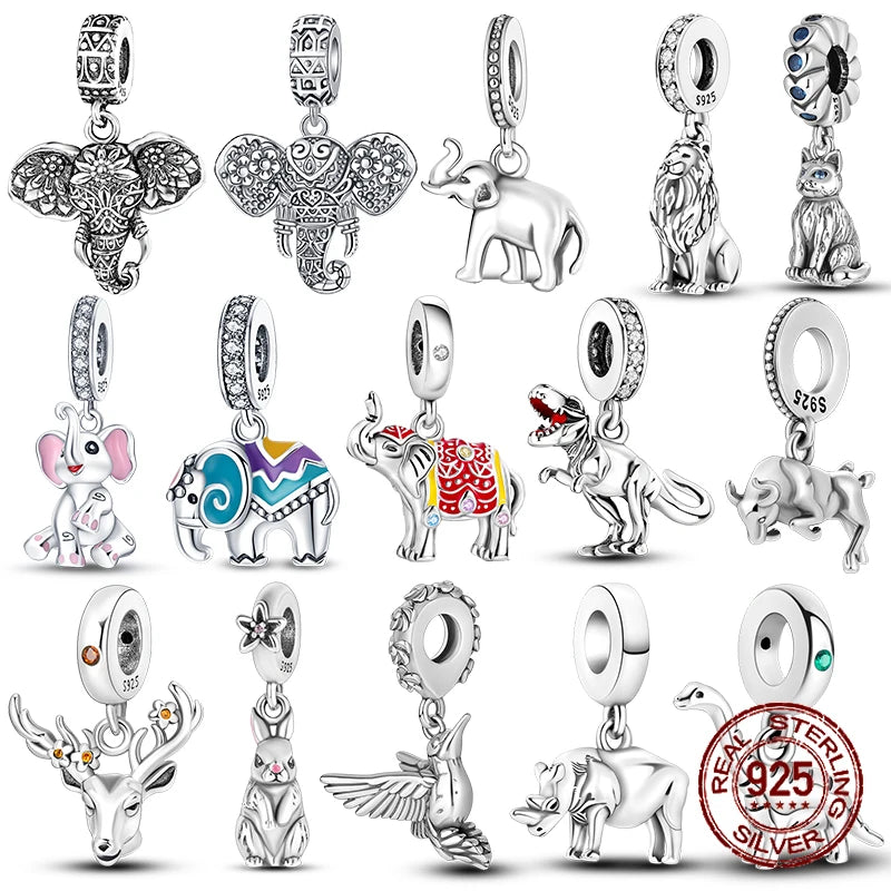 925 Silver Animal Charms