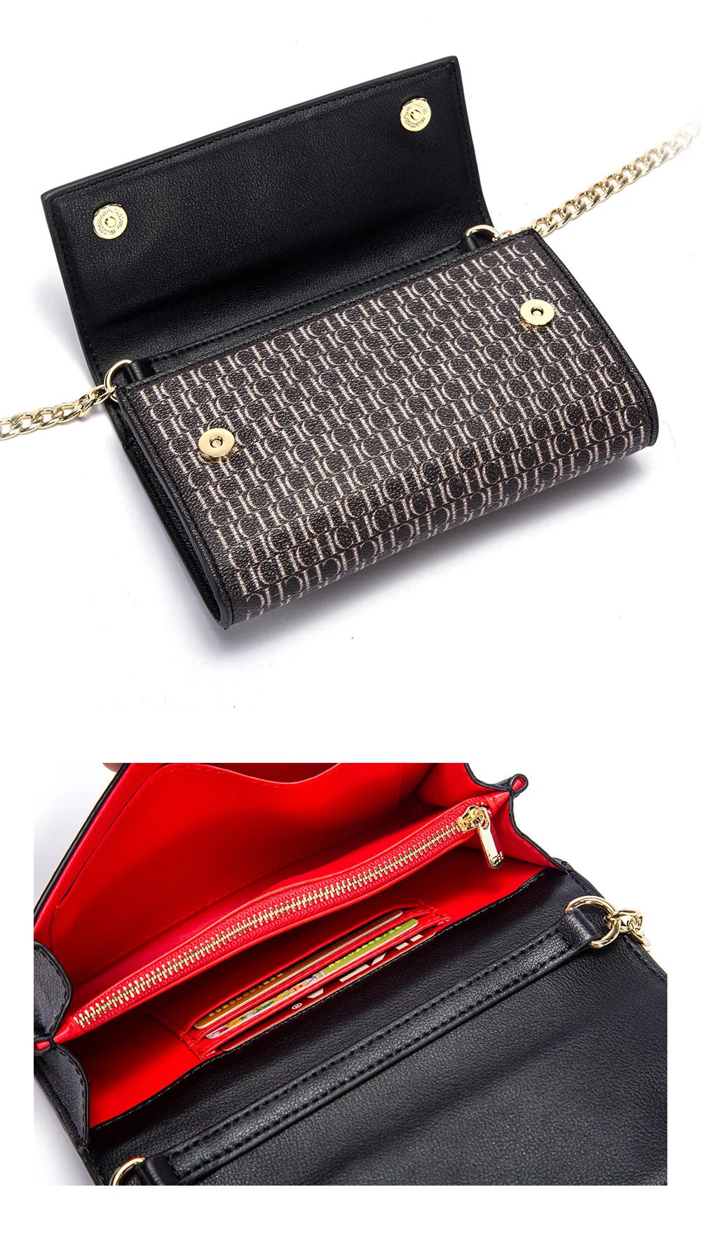 Minimalist Chain Shoulder Bag – Fashionable Women’s Commuting Handbag