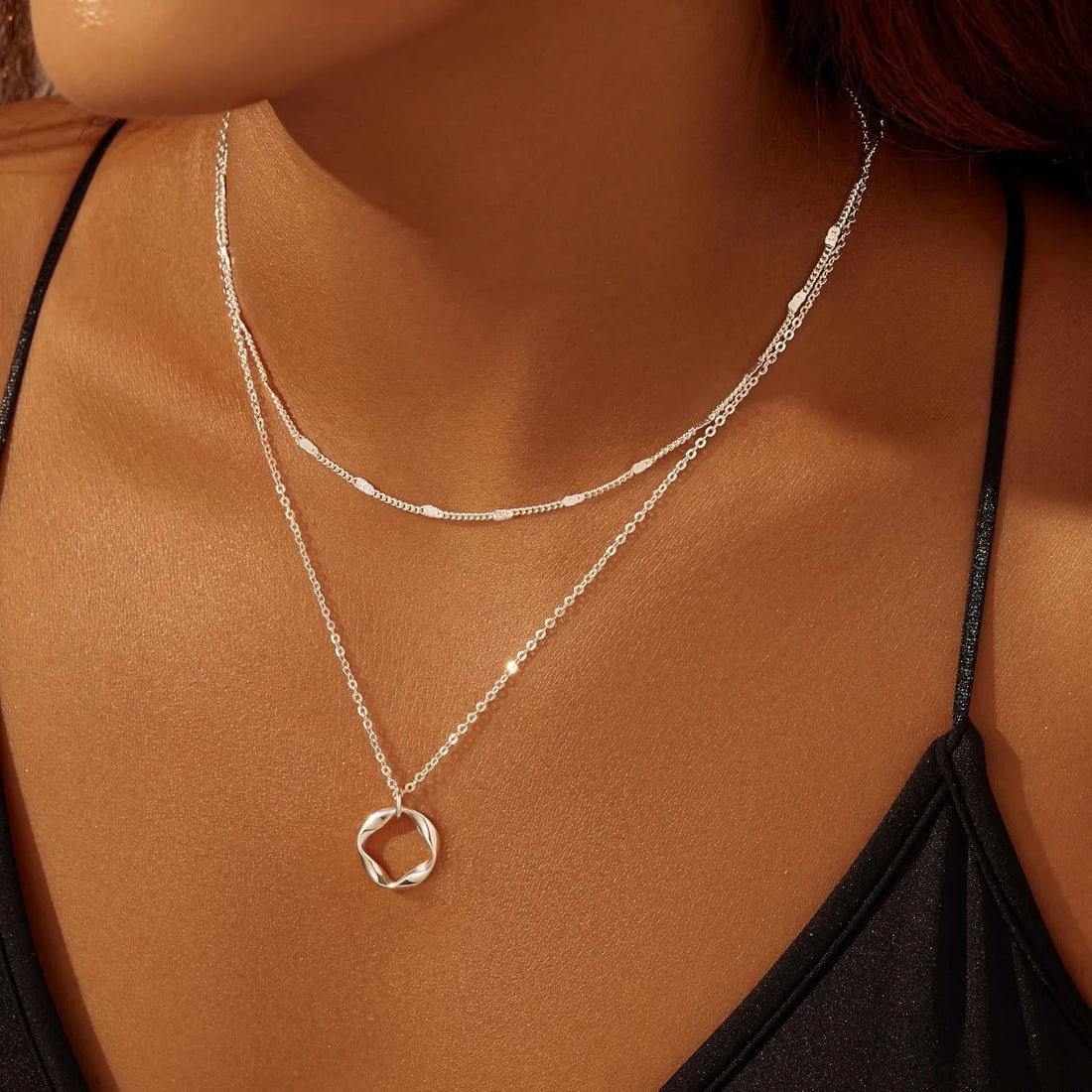 Layered Gold & Silver Necklaces for Women