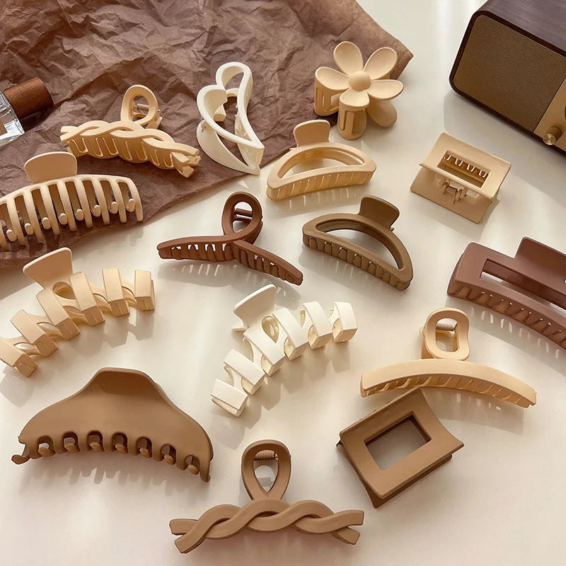 Women’s Acrylic Hair Claw Clip – Korea Style Geometric Barrette