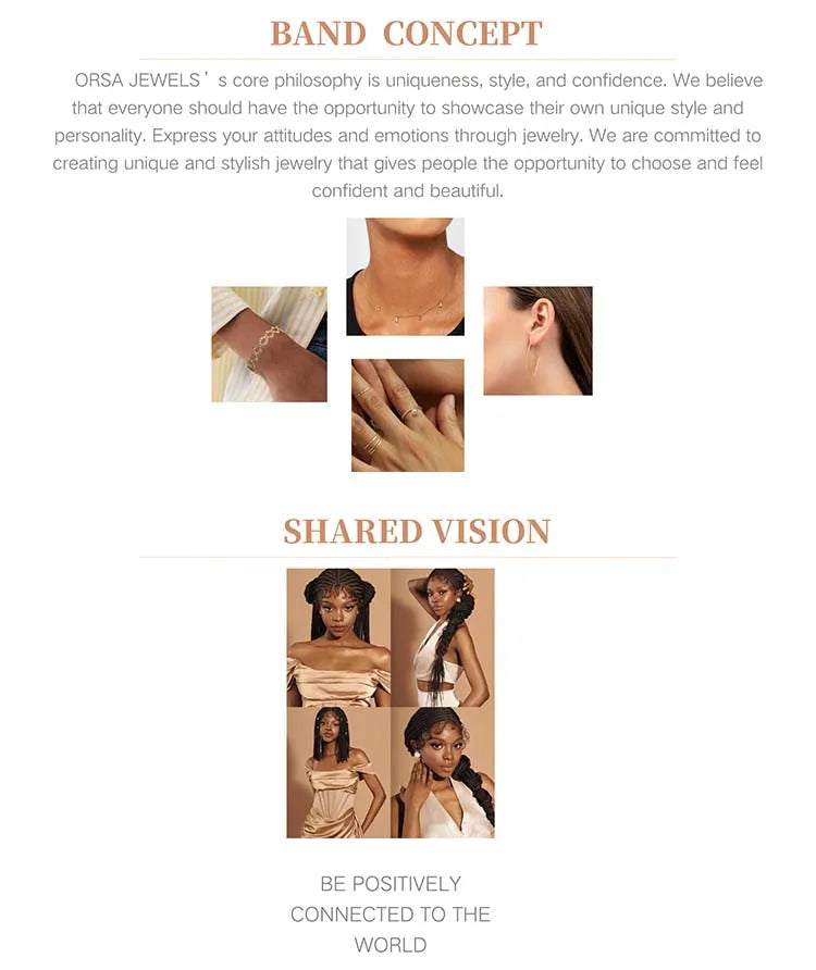 ORSA JEWELS 14K Gold Plated Paperclip Chains Tennis Bracelet