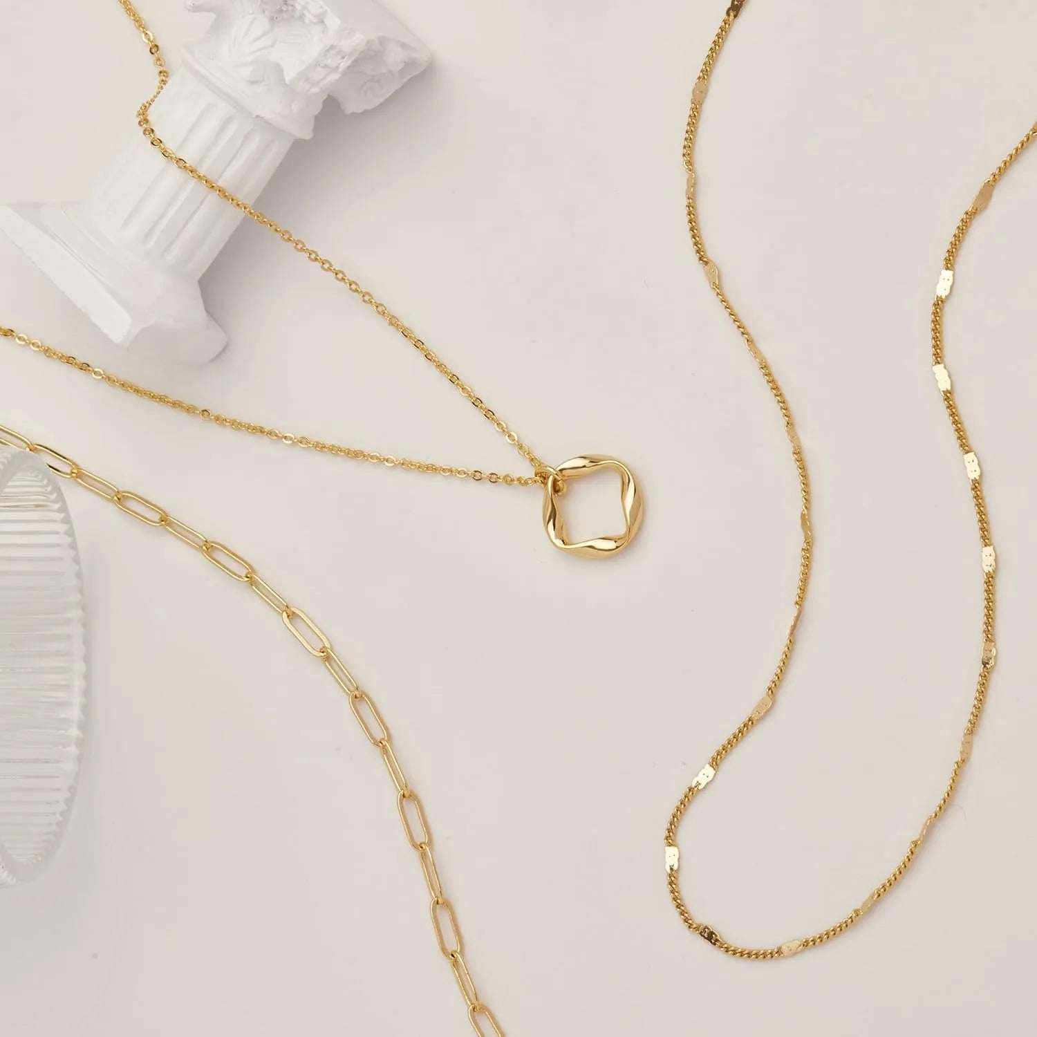 Layered Gold & Silver Necklaces for Women