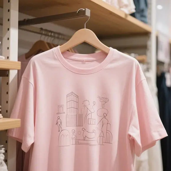 Plus Size Women’s Printed Cotton T-Shirt – Casual Crew Neck