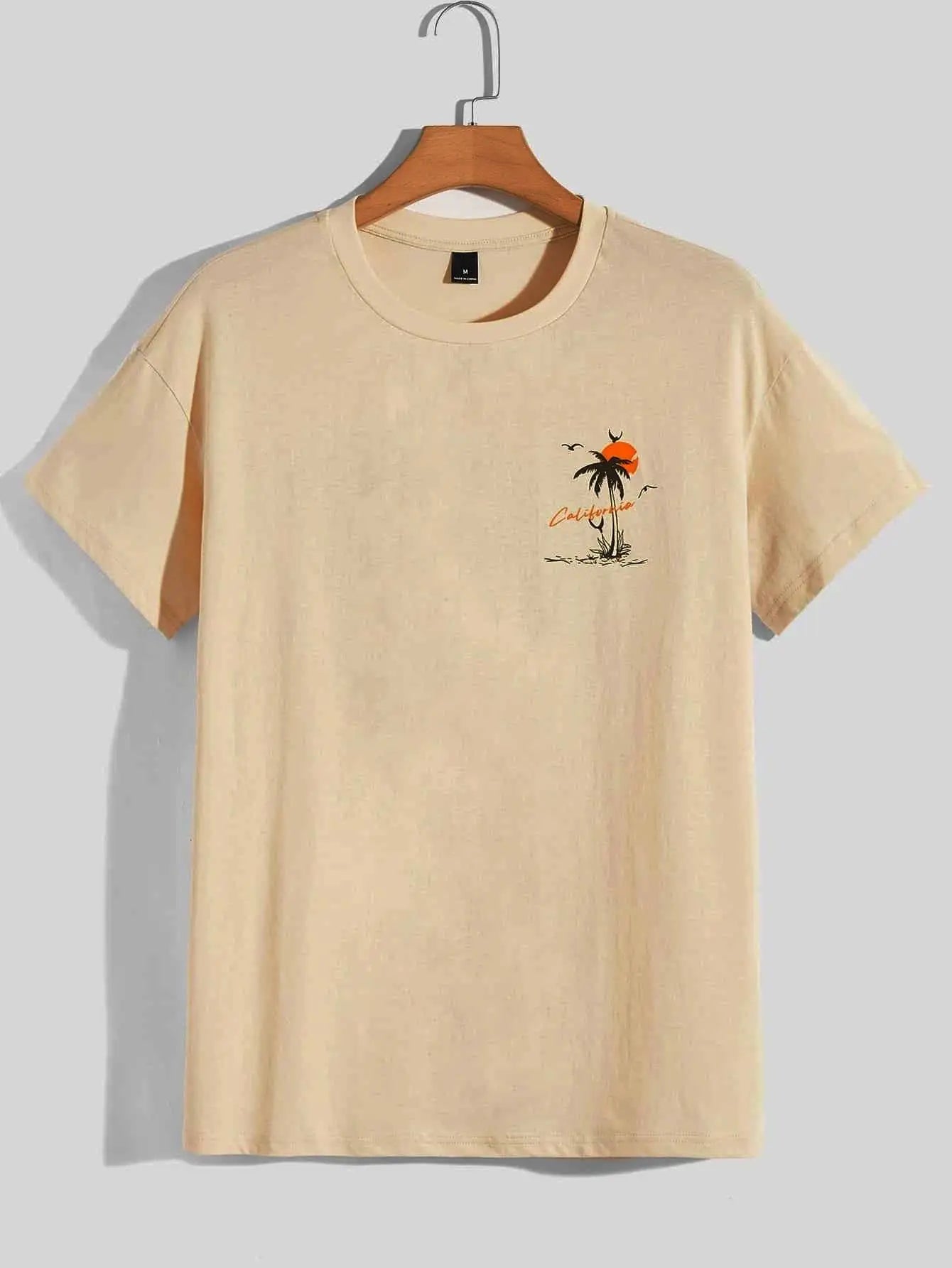 Men’s California Adventure T-Shirt – Loose Cotton Summer Top