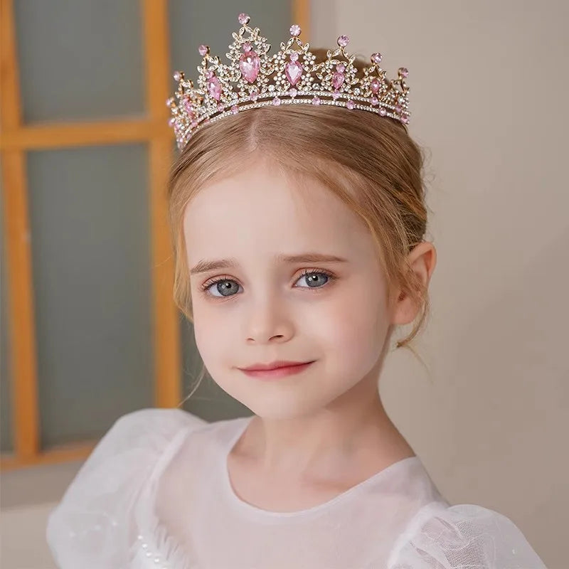 Children’s Princess Crystal Tiara – Girls’ Birthday & Performance Crown