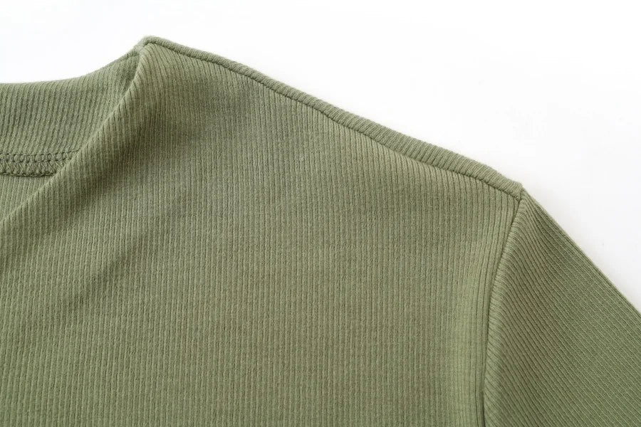 Women’s Summer Ribbed Maxi Dress – Button Front Casual Outfit 2025