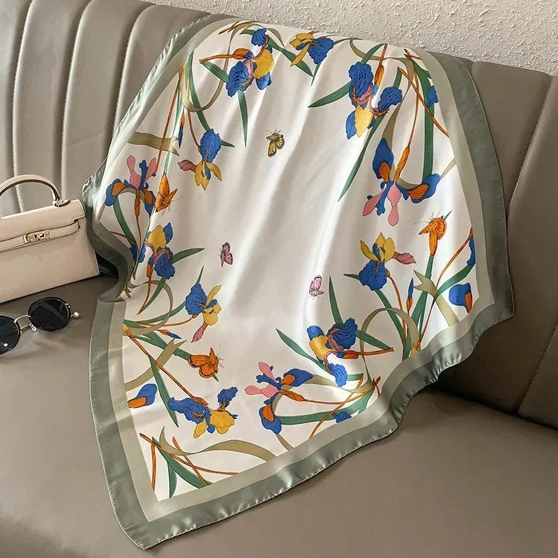 Luxury Silk Square Scarf