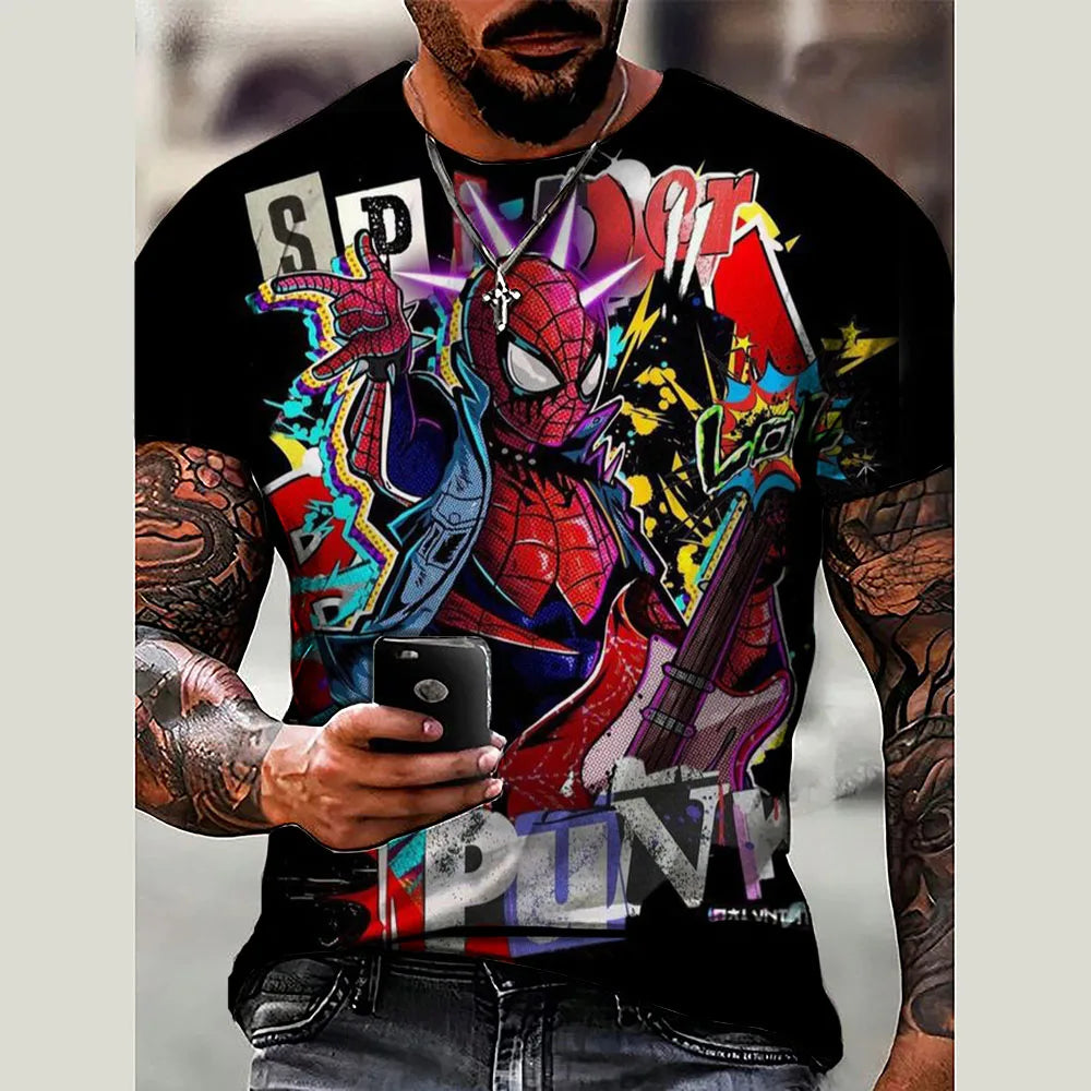 Disney 2025 Men’s Venom 3D Print T-Shirt