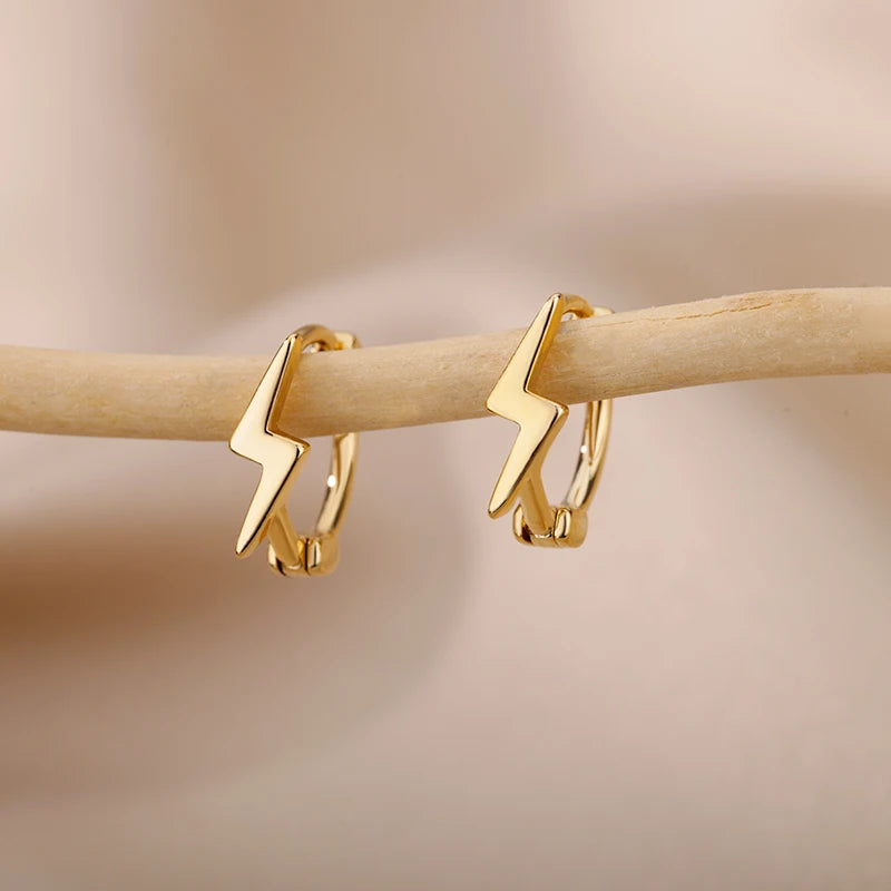 Luxury Star Hoop Earrings for Women