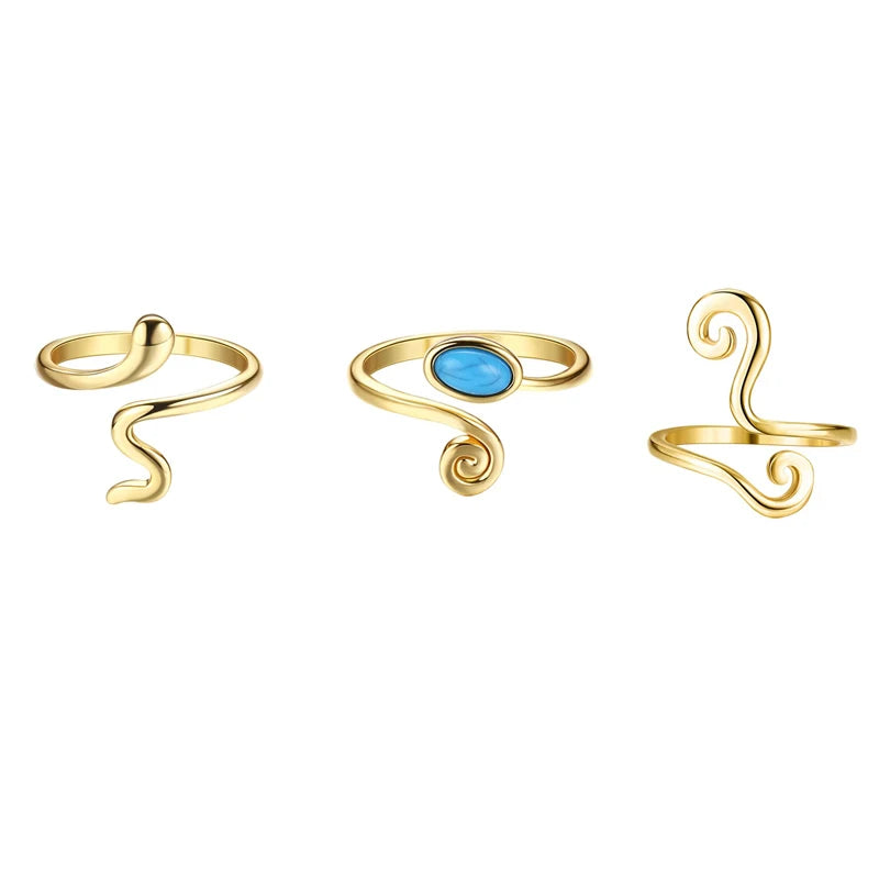 3Pcs Adjustable Toe Rings for Women