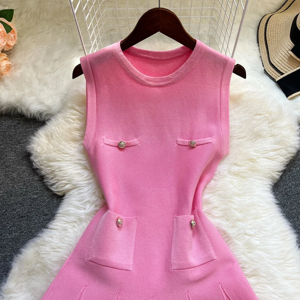 YuooMuoo 2025 Summer Pleated Short Dress