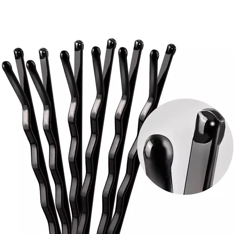Black U-Shaped and Straight Bobby Pins – 60/600 pcs Hair Styling Set