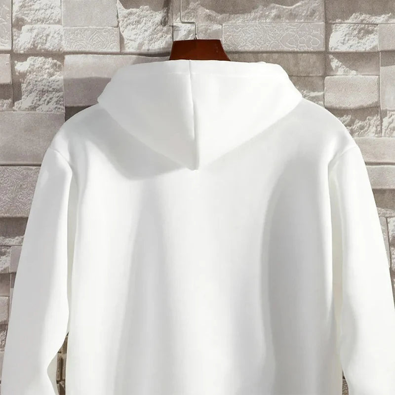 Men’s Zipper Hoodie – Autumn Winter Long Sleeve Casual Sweatshirt