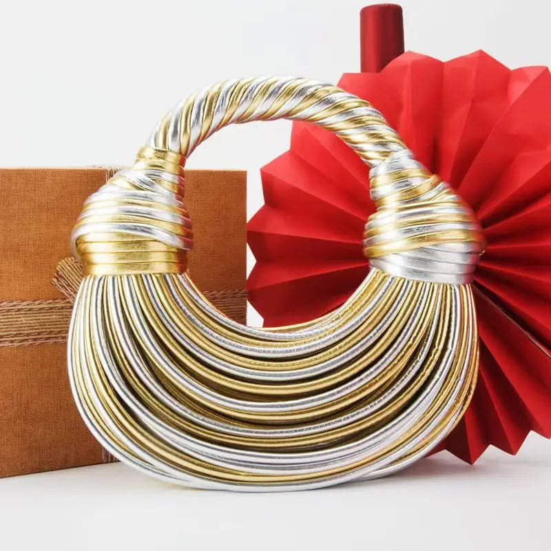 2024 Luxury Handwoven Noodle Bag