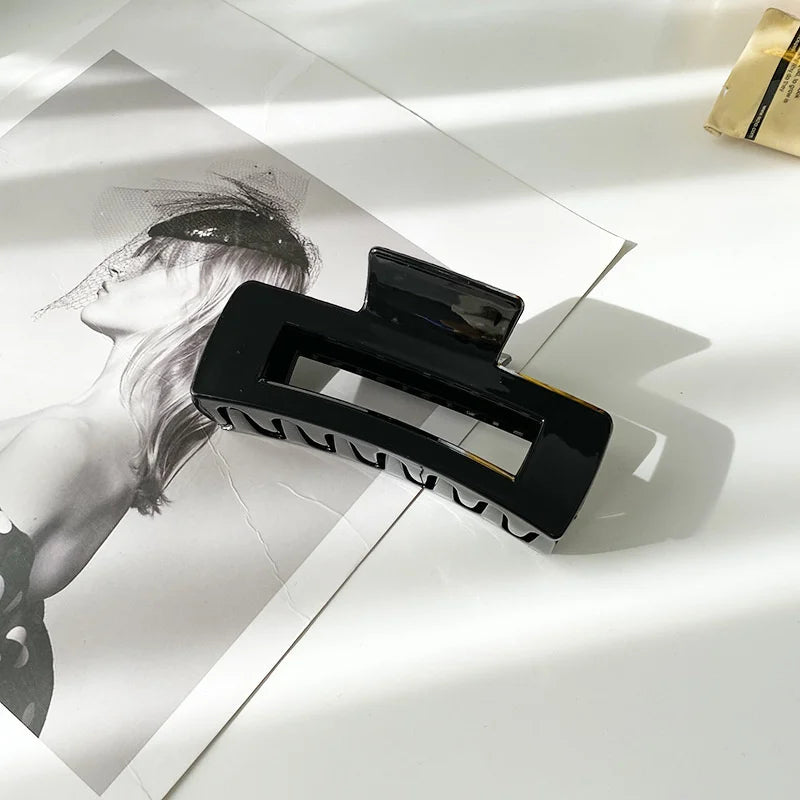 Women’s Acrylic Hair Claw Clip – Korea Style Geometric Barrette