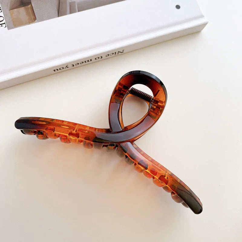 Women’s Acrylic Hair Claw Clip – Korea Style Geometric Barrette