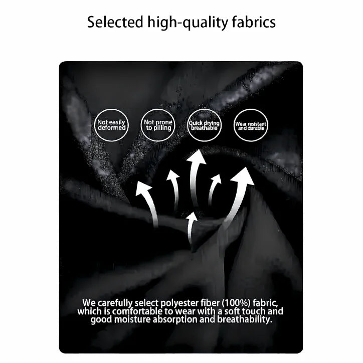 Men’s Casual Round Neck T-Shirt – 100% Polyester Everyday Top