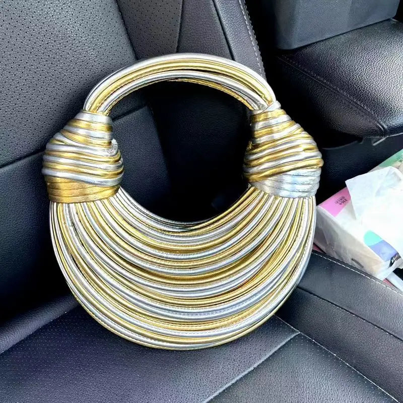 2024 Luxury Handwoven Noodle Bag