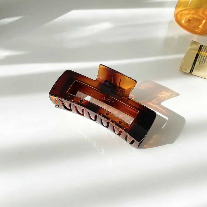 Women’s Acrylic Hair Claw Clip – Korea Style Geometric Barrette