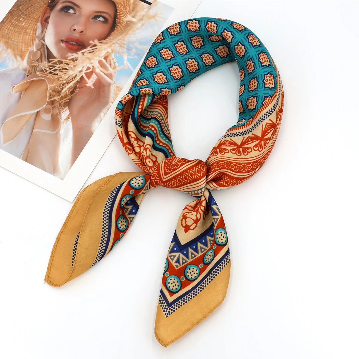 Luxury Silk Square Scarf